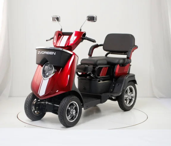 4-Wheel Electric Mobility Scooter for Seniors, Electromagnetic Brake