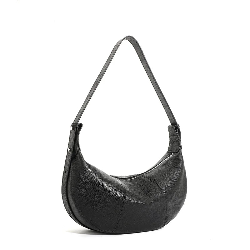 badiman 100% Genuine Cowhide Leather Tote Shoulder Crossbody Bag – Vintage Rivet Sequin Commuter Handbag for Women