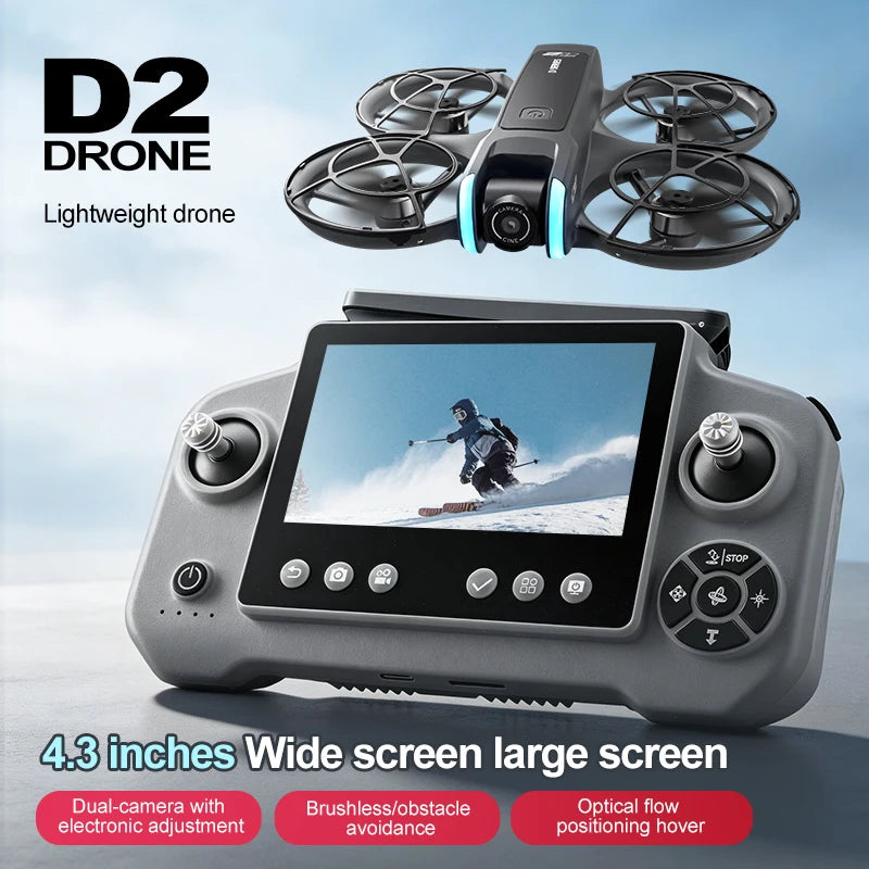 D2 GPS Camera Drone with Screen Remote