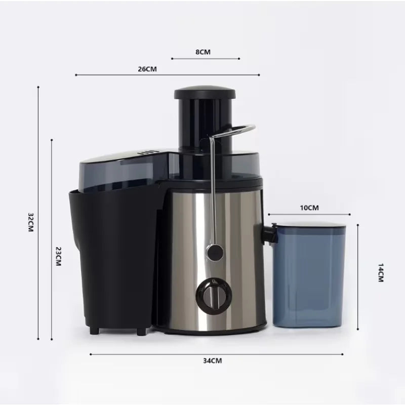 Multifunctional Juicer Blender & Food Processor — 3" Wide Mouth, Easy Clean, High Juice Yield