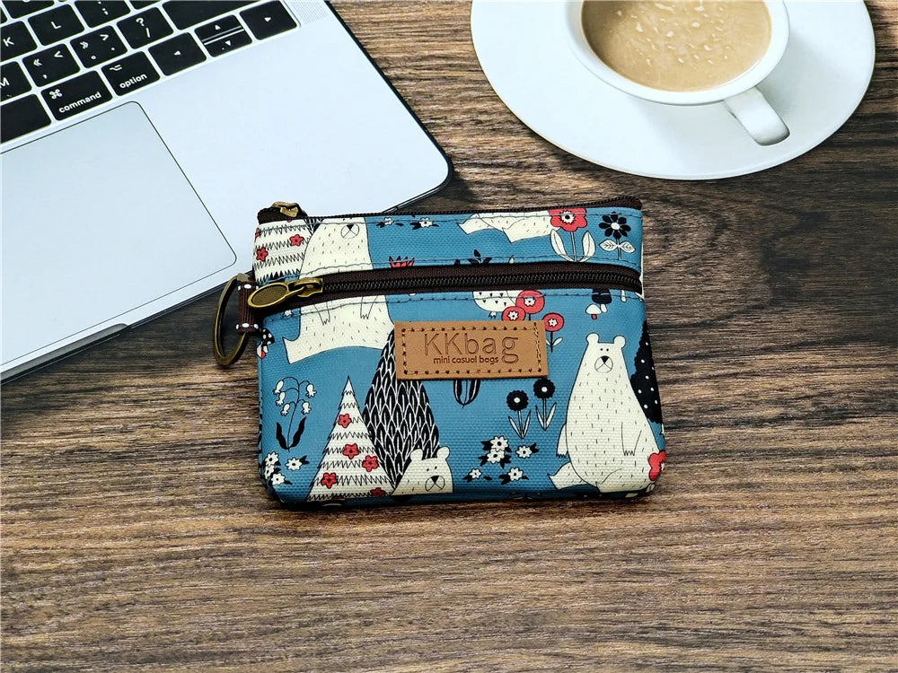 Cute Animal Coin Purse – Kawaii Zipper Wallet & Card Holder for Women, Girls & Students