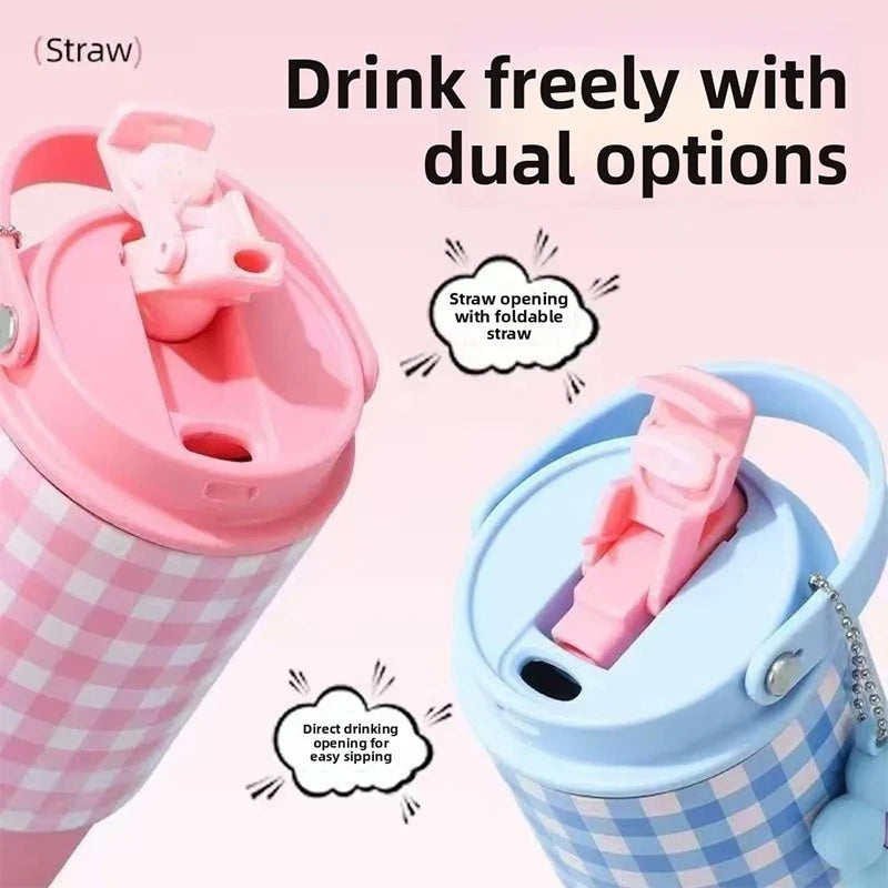 750ml 316 SS Vacuum Thermos Tumbler – Hot & Cold, Leakproof, Car Cup Holder Fit, Gift for Women, 6 Colors