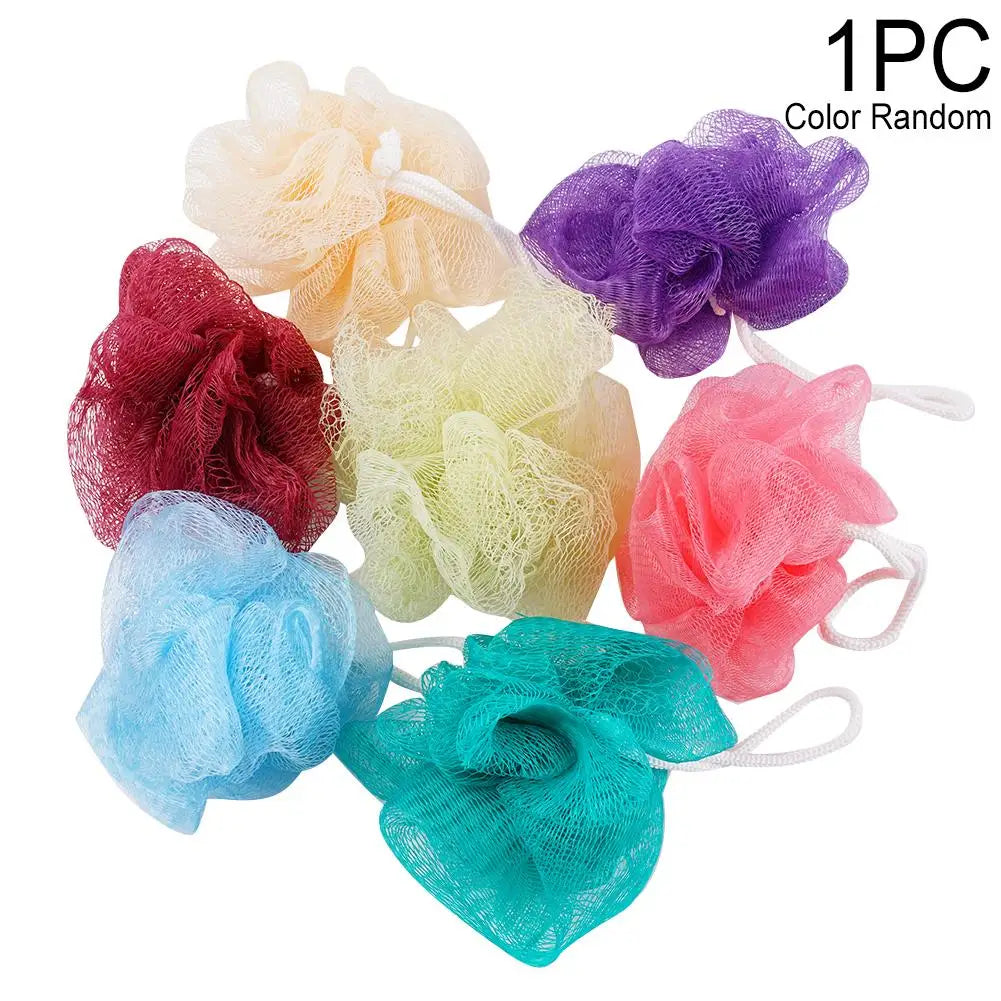 Soft Mesh Foaming Bath Sponge Ball – Exfoliating Body Scrubber & Skin Cleaner