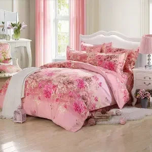 Plaid Print Duvet Cover – Lightweight Polyester-Cotton Bedding Bag, 24 Colors & 3 Sizes