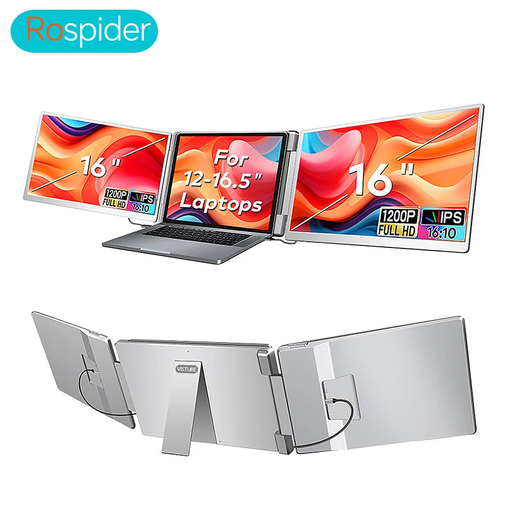 Dual Screen Laptop Extender – Portable IPS Displays