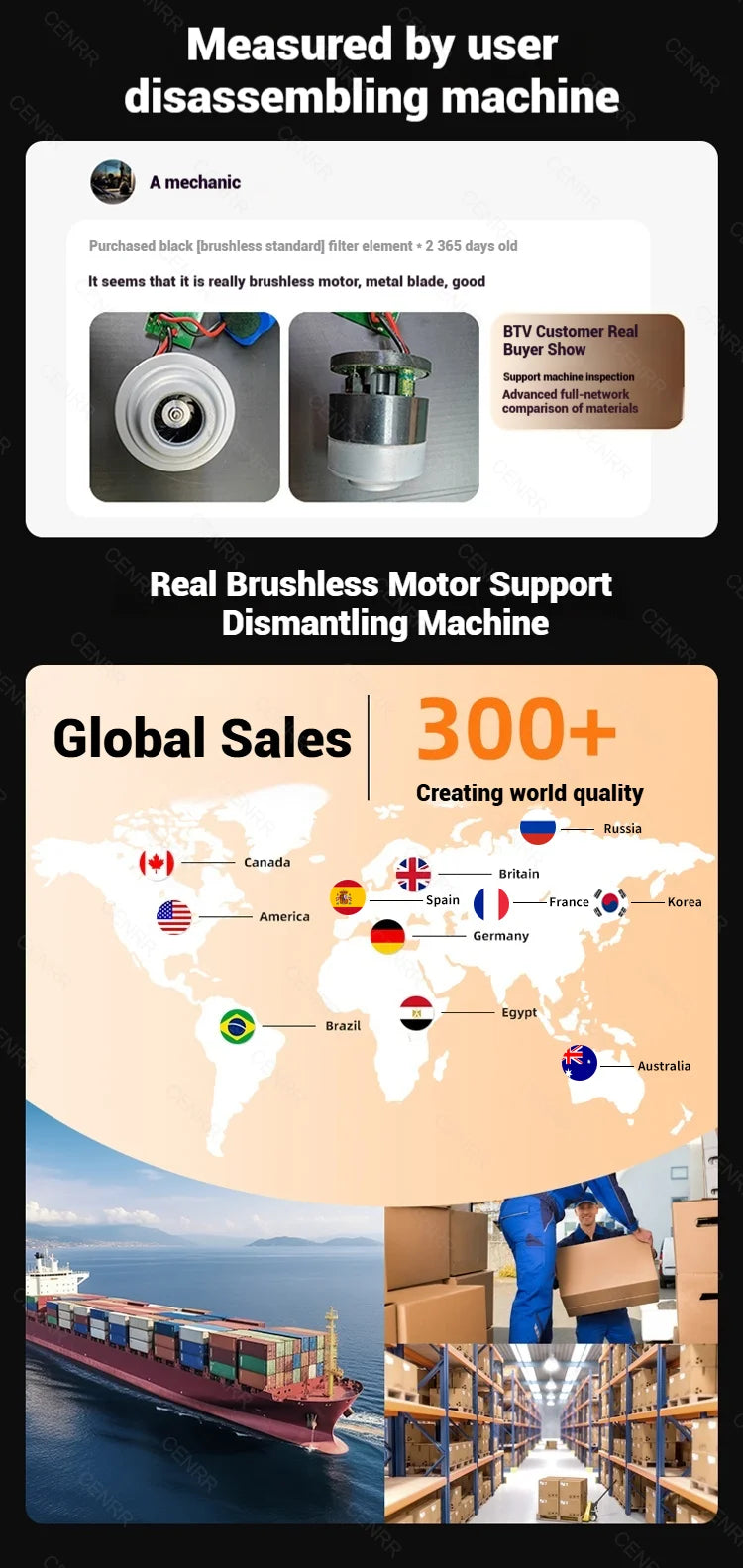 Cordless Car Vacuum – Brushless Motor & HEPA Filter
