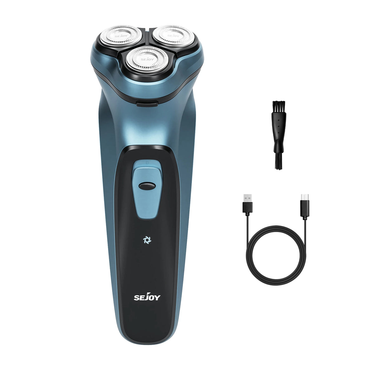 SEJOY 5-in-1 Rotary Electric Shaver for Men – IPX7 Waterproof, 90-Min Runtime, USB Fast Charge