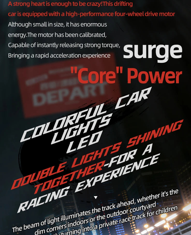 1:24 Scale 4WD RC Drift Car – High Speed Mini Remote Control Racing Car