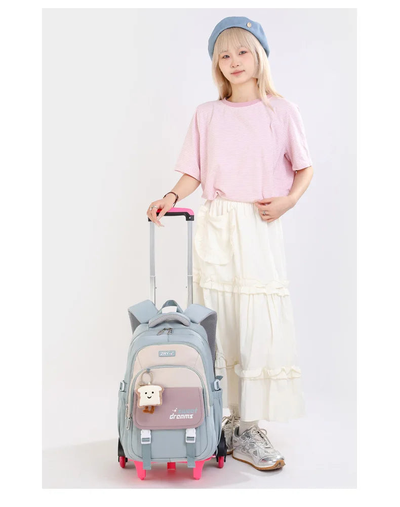 Trolley School Backpack – Two- & Six-Wheel Options