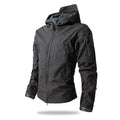 Men's Soft Shell Tactical Fleece Hooded Jacket