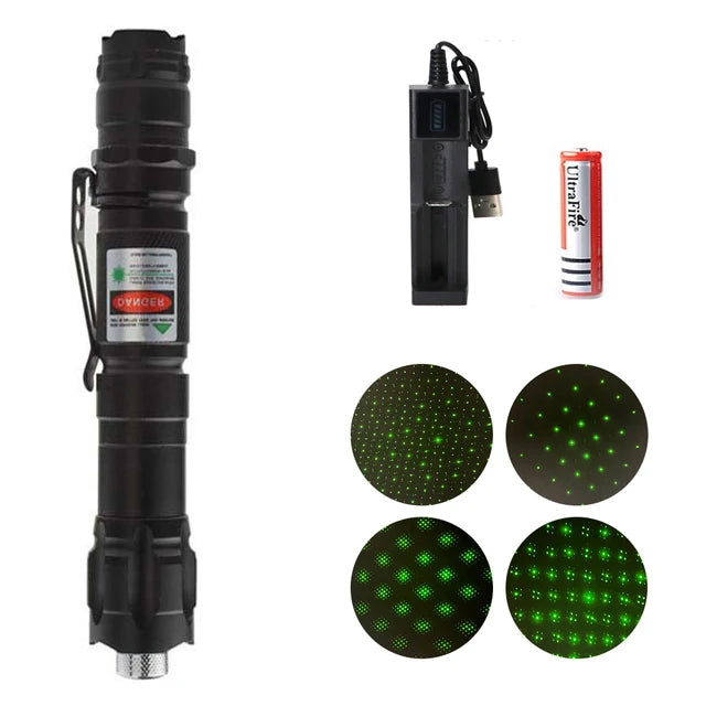 Red & Green Dual-Color Laser Pointer – 009 Teaching & Pet Toy Demonstration Pen