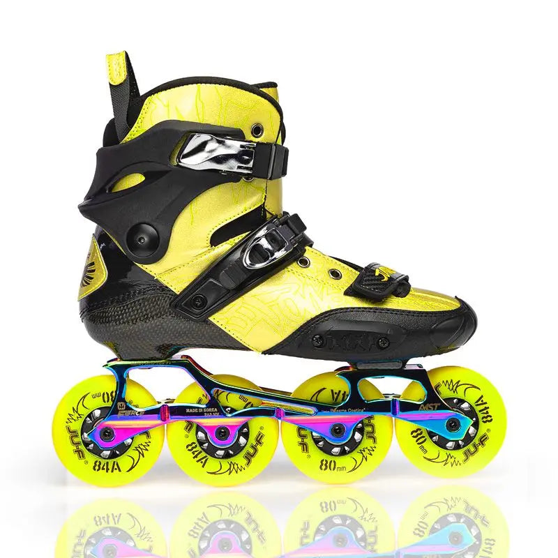 Carbon Fiber Roller Skates – Professional Flat Shoes for Adults & Children, Boys & Girls
