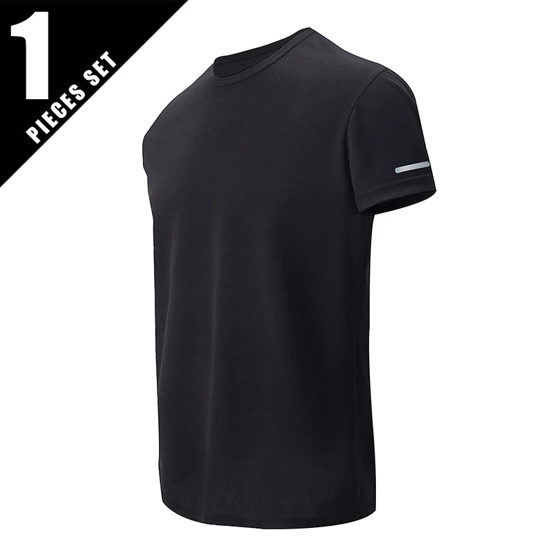Men's Gradient Quick-Dry Sport T-Shirt — Multi-Pack Athletic Tees