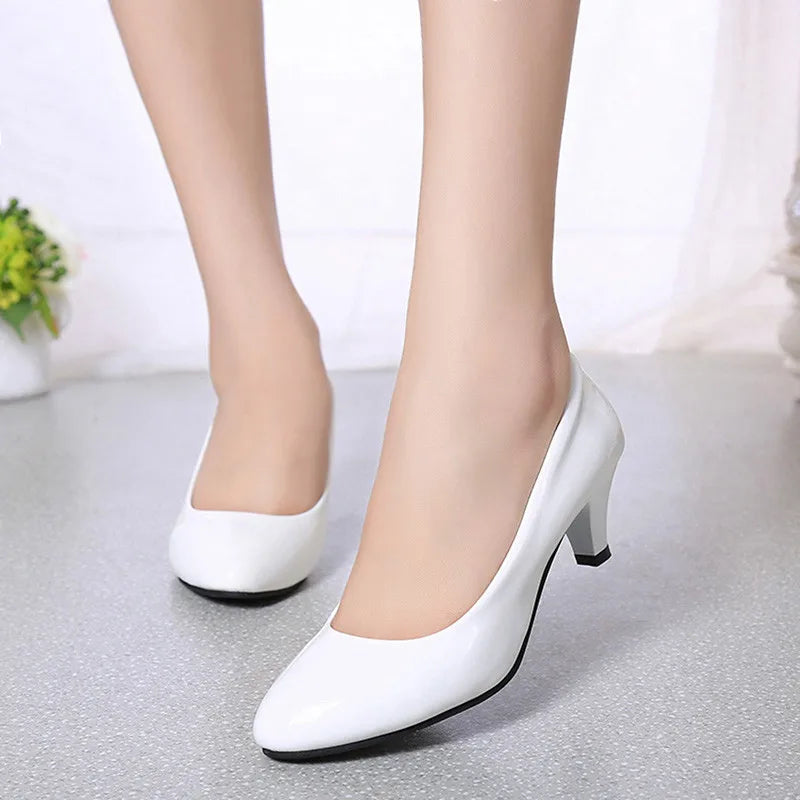 Women's Round-Toe Pumps with 5.5cm Heels