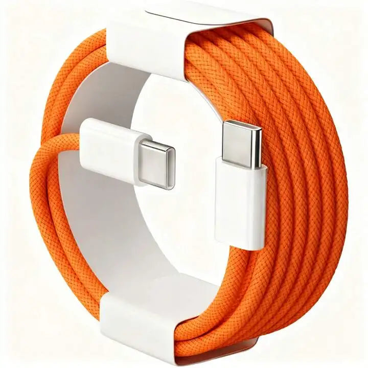 Fast Charger USB-C Cable for iPhone 15, 16 & 17 — High-Speed Charging & Data Transfer