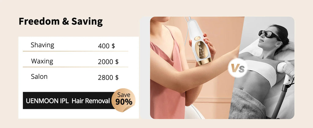 IPL Laser Hair Removal Device with Ice Cooling