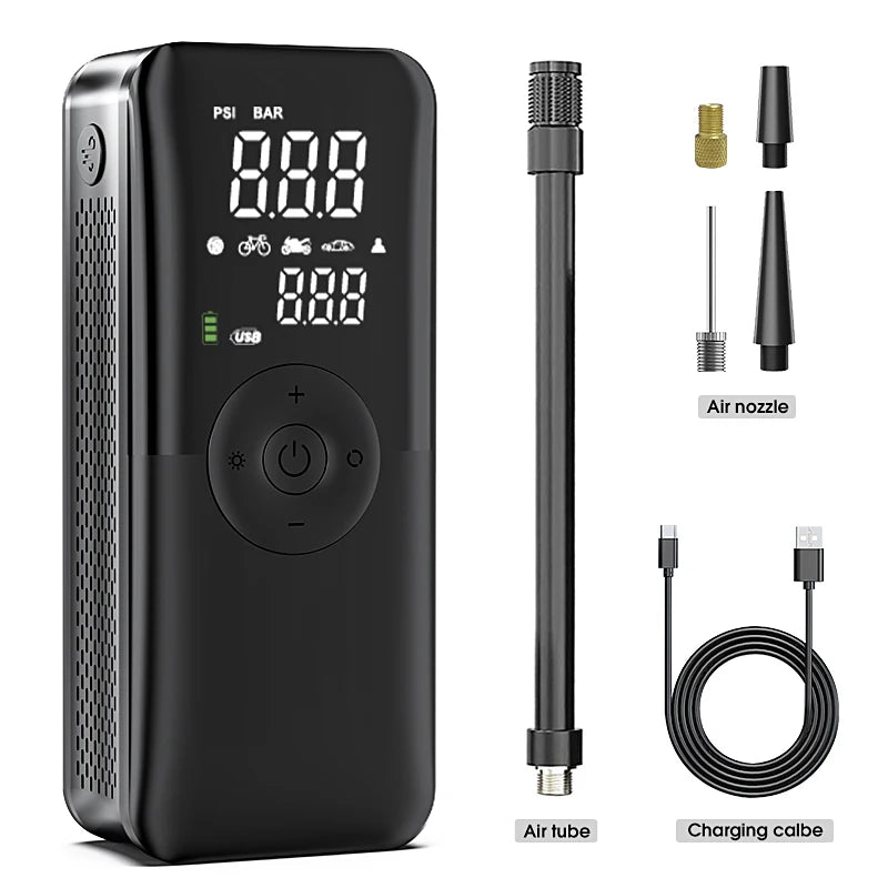 CARSUN Cordless Tire Inflator with Digital Display