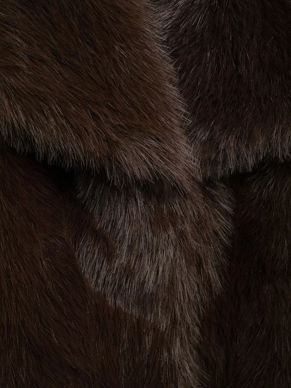 Women's Oversized Faux Fur Jacket – Single-Breasted Elegant Warm Coat