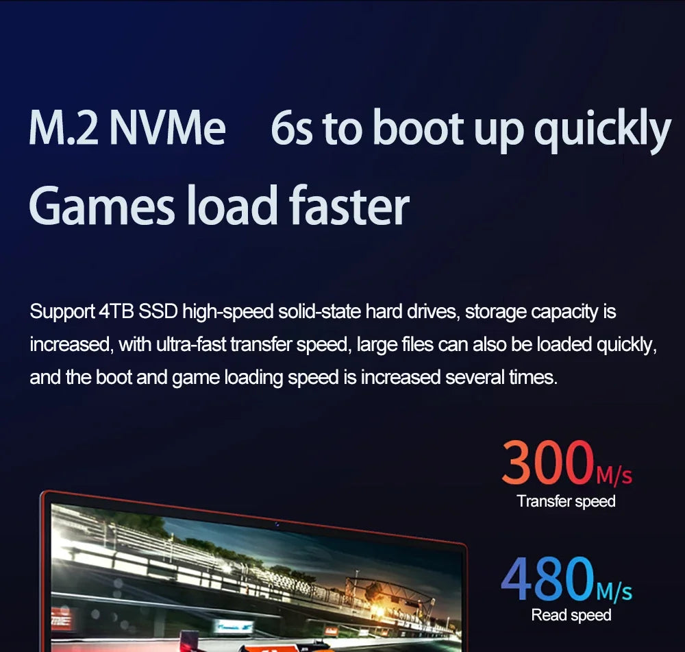 16.1" Gaming Laptop – RTX 4050 6GB or GTX 1650 4GB, Intel i9/i7, Up to 64GB DDR4, 4TB NVMe, 144Hz