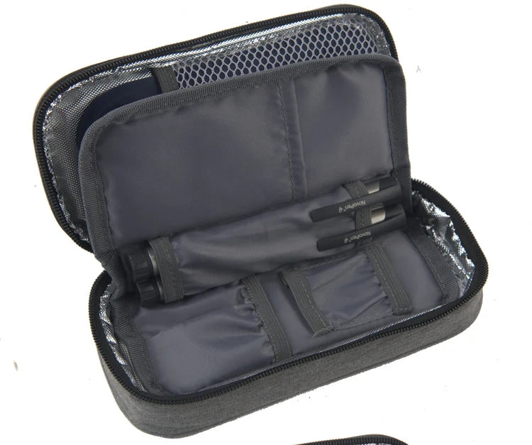 MegaWalke Insulin Cooler Bag – Portable Insulated Diabetic Travel Case with Aluminum Foil Lining