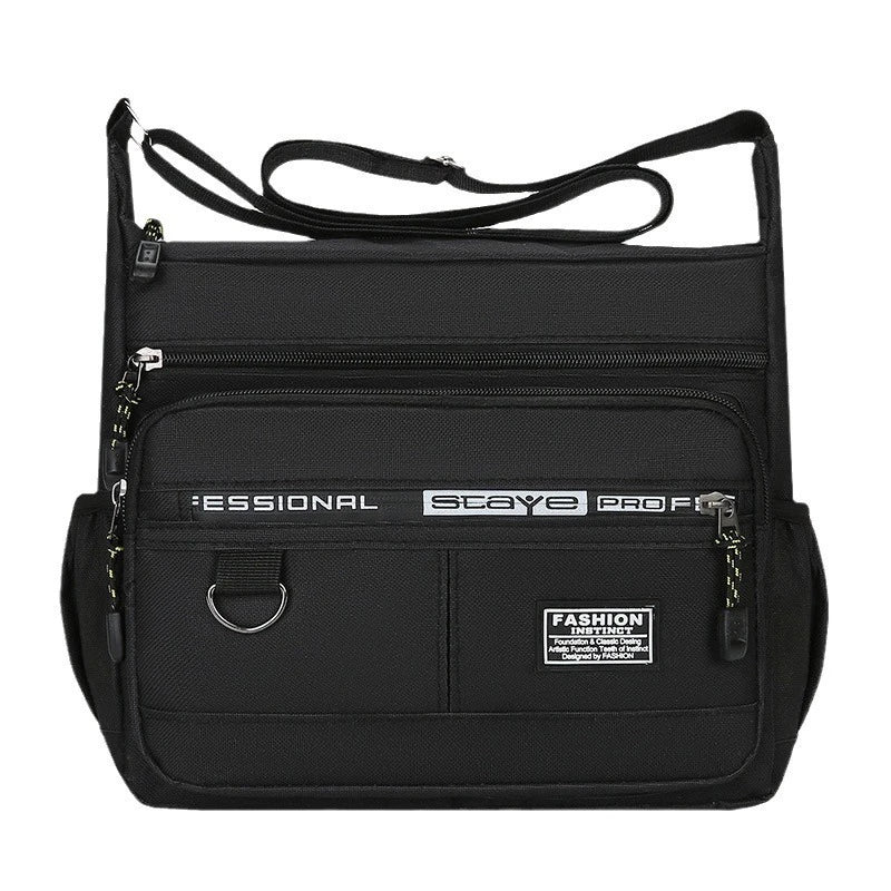 Men's Waterproof Messenger Bag – Oxford Crossbody Sling Pack for Work, Business & Travel