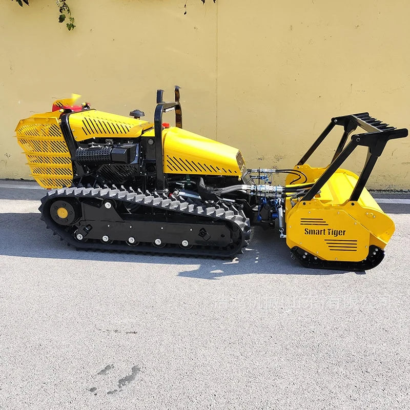 Remote Control Crawler Forestry Mulcher – Yanmar Diesel Hillside Grass & Weed Mower