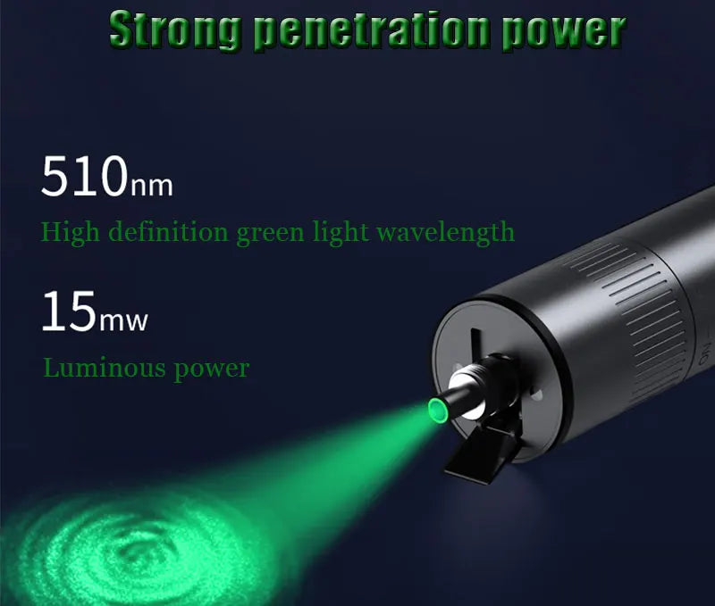 VFL Fiber Optic Cable Tester – Visual Fault Locator Laser Pen 1800mAh 15mW