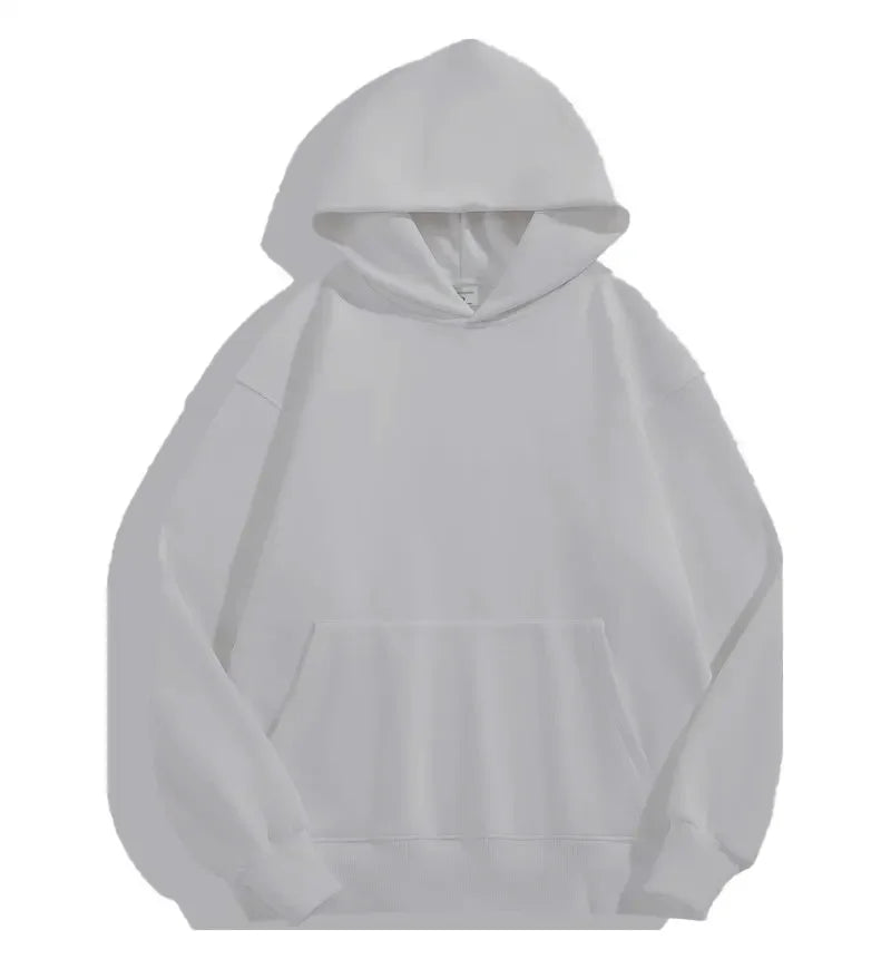 Men's Heavyweight Hoodie – 500GSM Thick Cotton Pullover Sweatshirt
