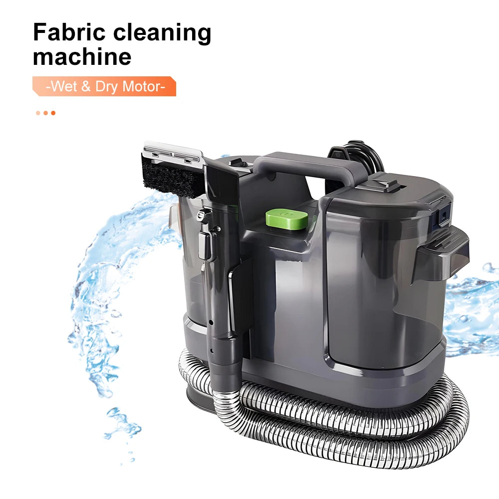 Tungfull All-in-One Carpet & Curtain Vacuum Cleaner — Multifunctional Fabric Cleaning Machine for Sofa, Vacuuming & Washing