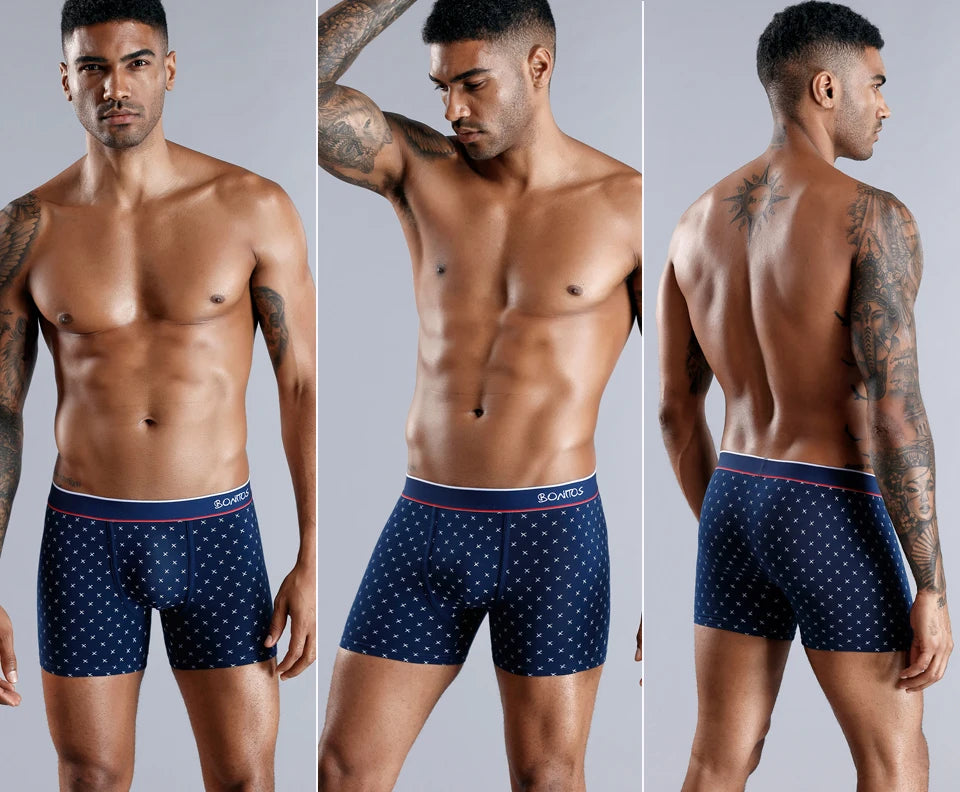 Men's Cotton Stretch Boxer Shorts