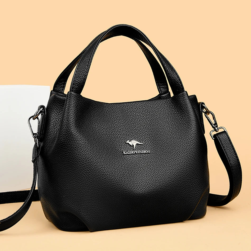 LUYIAIXI Luxury Letter Accent Crossbody Shoulder Tote – High Quality Designer Handbag for Women