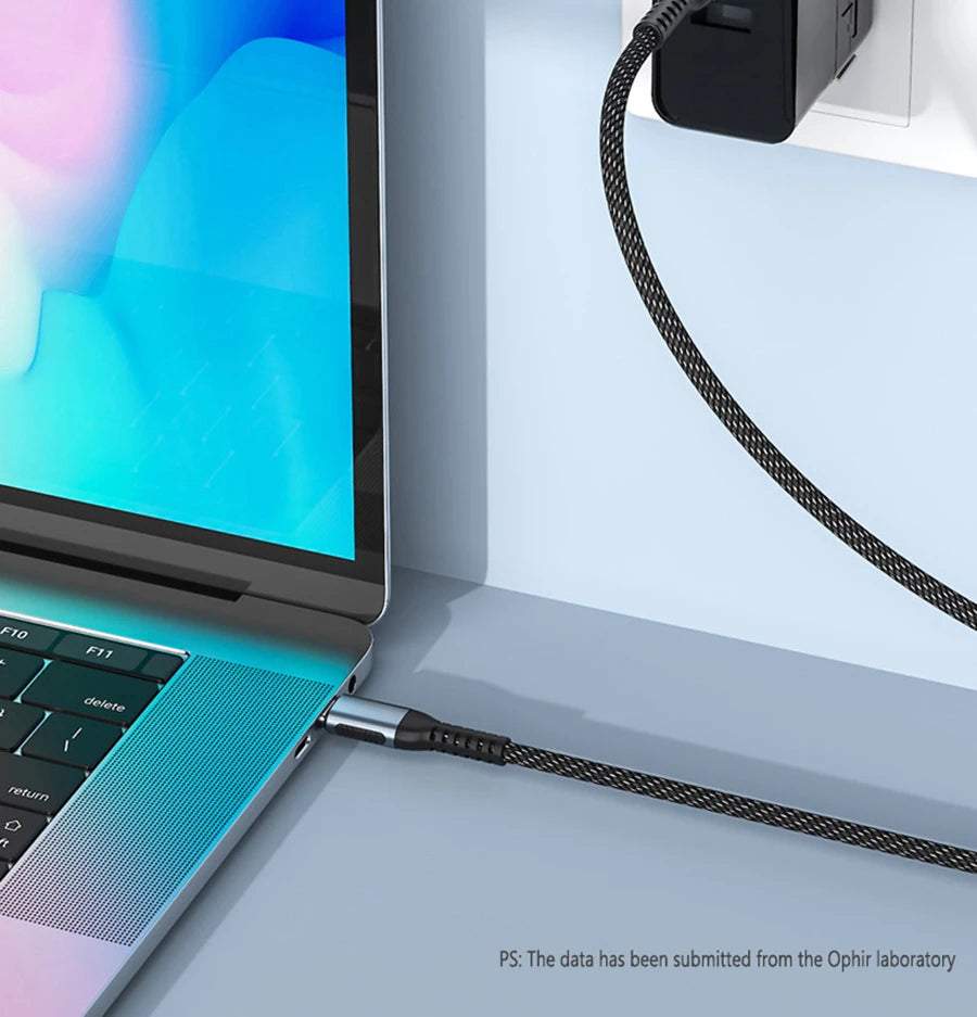 USB-C Ultra Fast Charge Cable with E-Marker Chip – PD 240W/100W/60W, 1m to 2m, 3 Colors