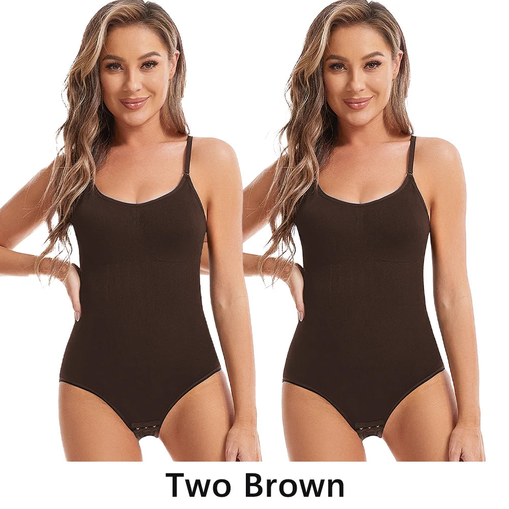 Seamless Slimming Open-Crotch Bodysuit Shapewear — Butt Lifting & Tummy Control