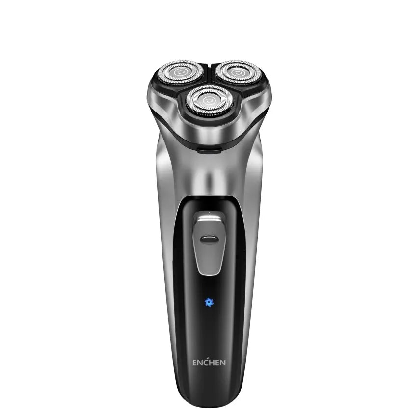 ENCHEN Blackstone 3D Rotary Electric Shaver – Type-C Fast Charge, 85-Min Runtime, Auto-Grinding Blade