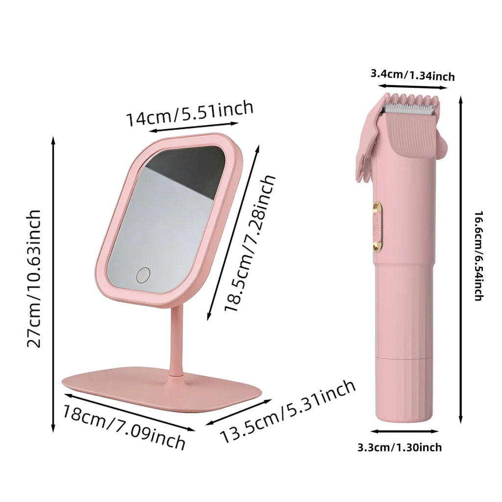 OMUONE Women's Double-Head Electric Epilator & Shaver – USB Rechargeable, 65-Min Runtime