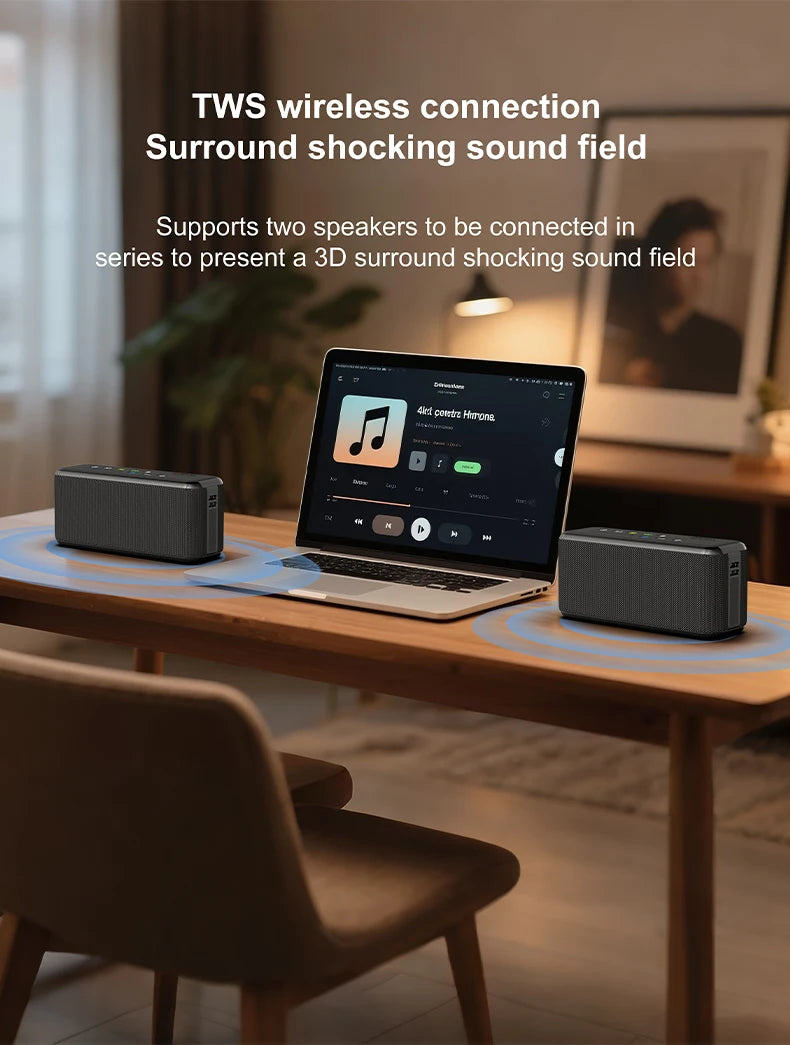 XDOBO X8 Max Portable Bluetooth Speaker — High-Power Outdoor Sound with LED Lights