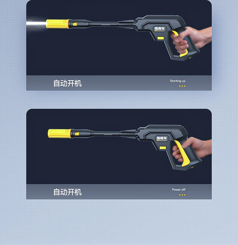 250 Bar High-Pressure Car Washer – 2000W, Foam Cannon, 35m Hose, IPX5, Pressure Gauge