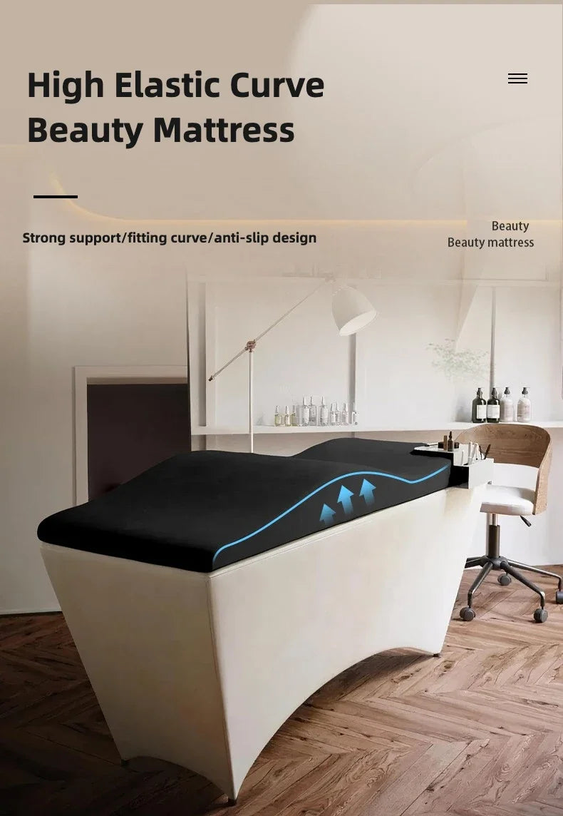 Premium Lash Bed Foam Topper – Ergonomic Contoured Cushion for Beauty Salon & Spa