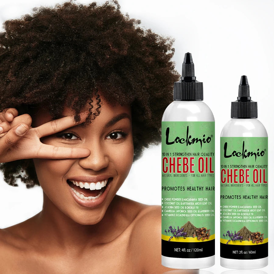 LOCKMIO Chebe Hair Oil for Scalp Soothing Nourishing Roots Hair Care Products for Men and Women Chebe Moisturizing Conditioner