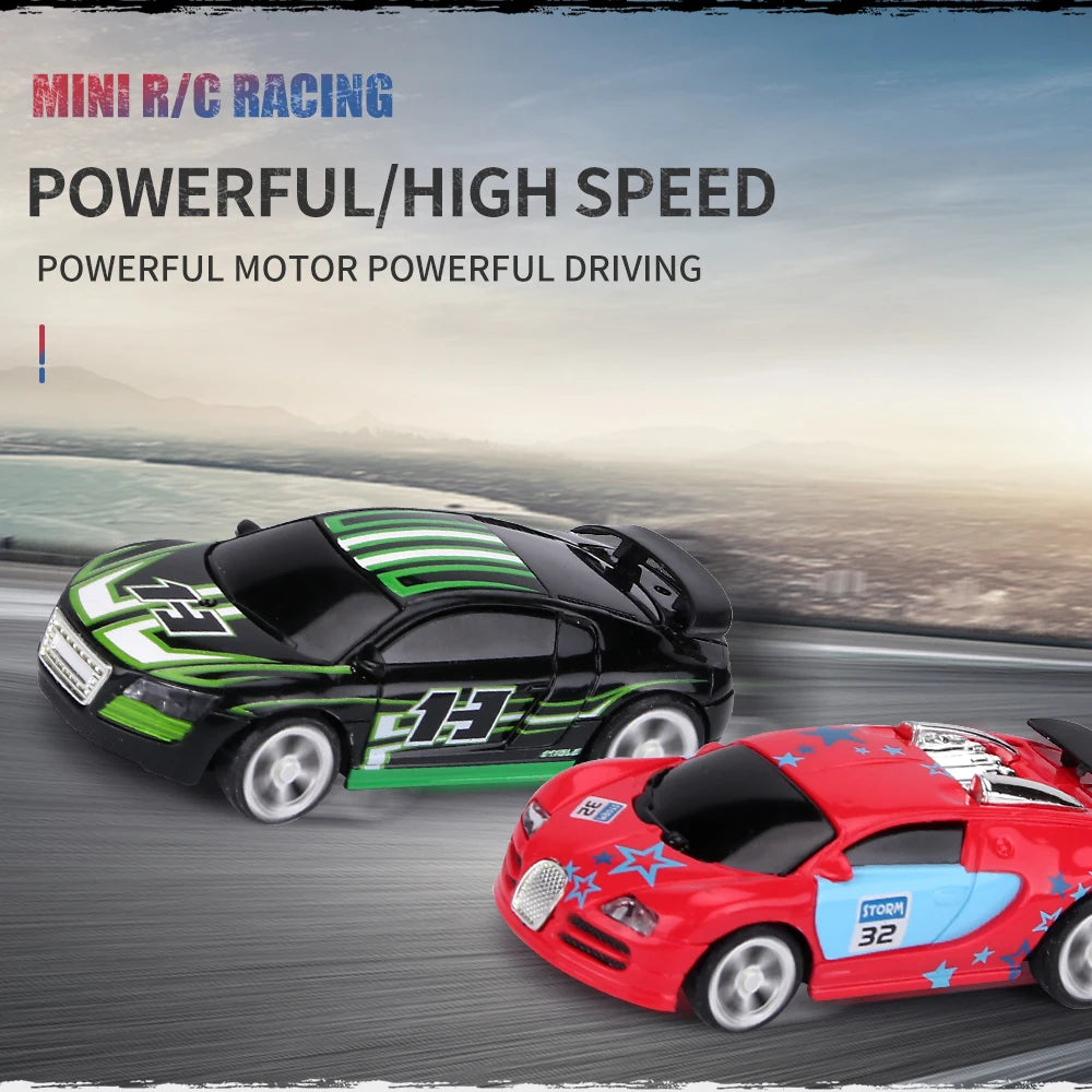 1:58 Scale Mini RC Car – Bluetooth Drift Buggy in Collectible PVC Can Pack
