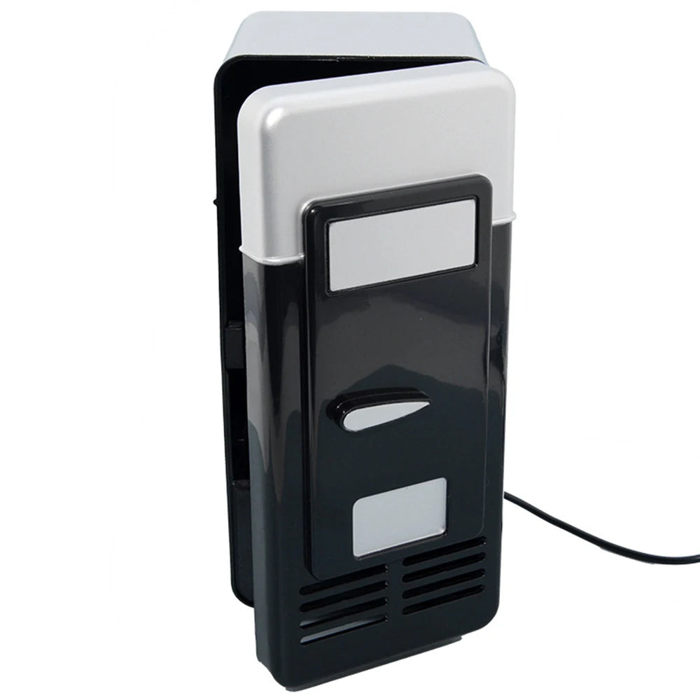 USB Mini Portable Refrigerator – Beverage Cooler & Warmer for Car, Laptop & Office