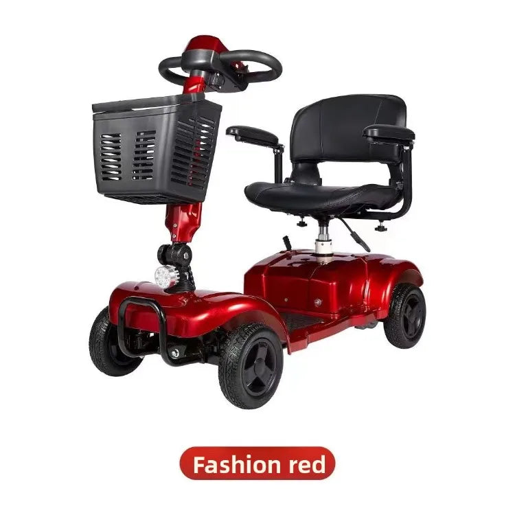 Foldable 4-Wheel Mobility Scooter – 300W, 25–50 km Range