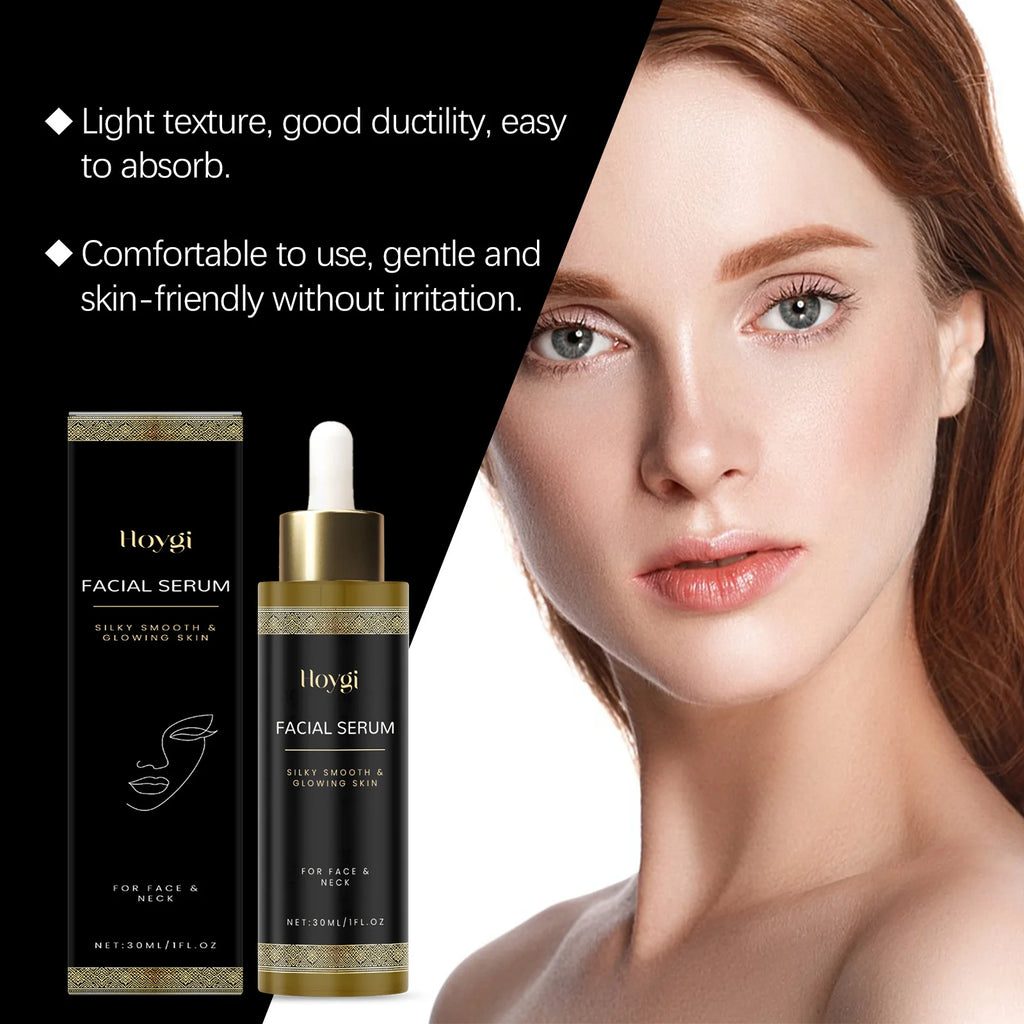 Frankincense & Vitamin E Radiance Boosting Face Serum – Lightweight Hydrating Facial Essence 30ml