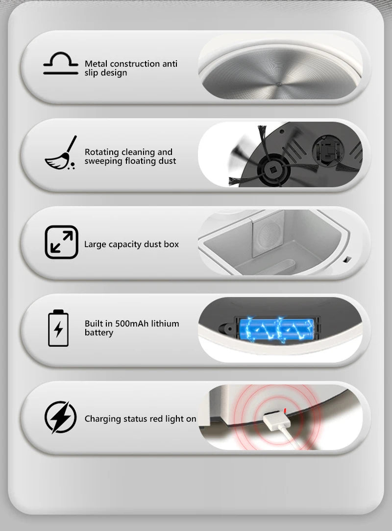 3-in-1 Smart Wireless Robot Vacuum Cleaner — Sweeping, Vacuuming & Floor Washing for Home, Carpet & Pet Hair (2025)