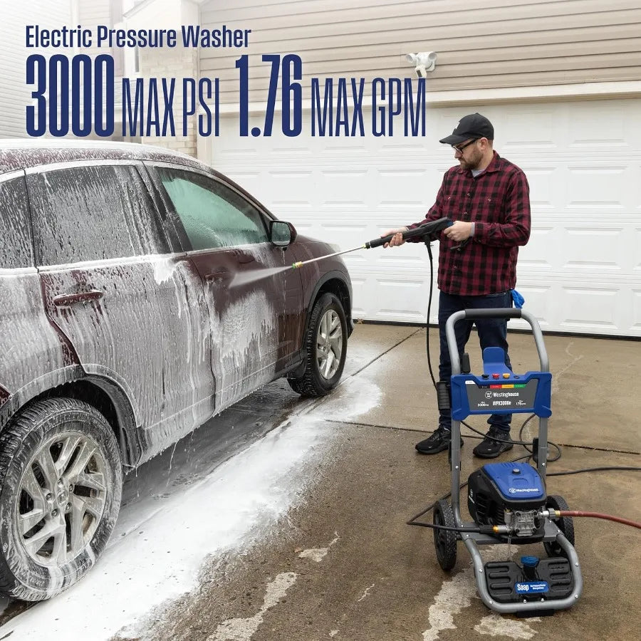 Electric Pressure Washer – WPX3000e, Five-Nozzle Set