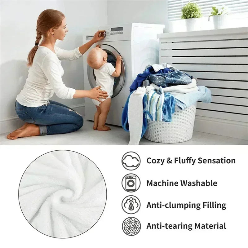 Thick Plush Bed Blanket – Faux Lamb Fleece Winter Comfort