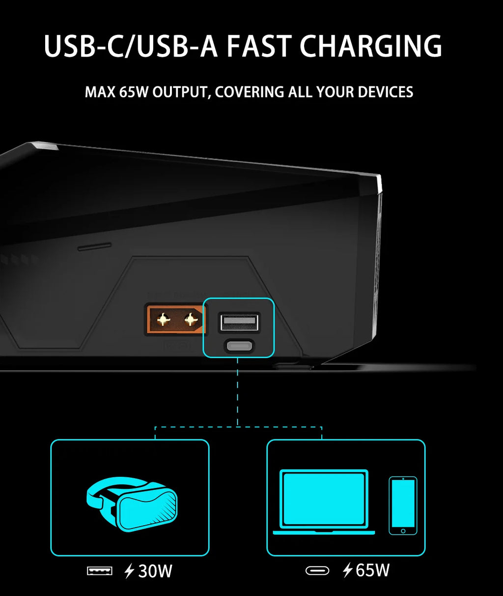 ToolkitRC Q6AC Multi-Chemistry Battery Charger — LiPo, LiFePO4, NiMH & Lead-Acid