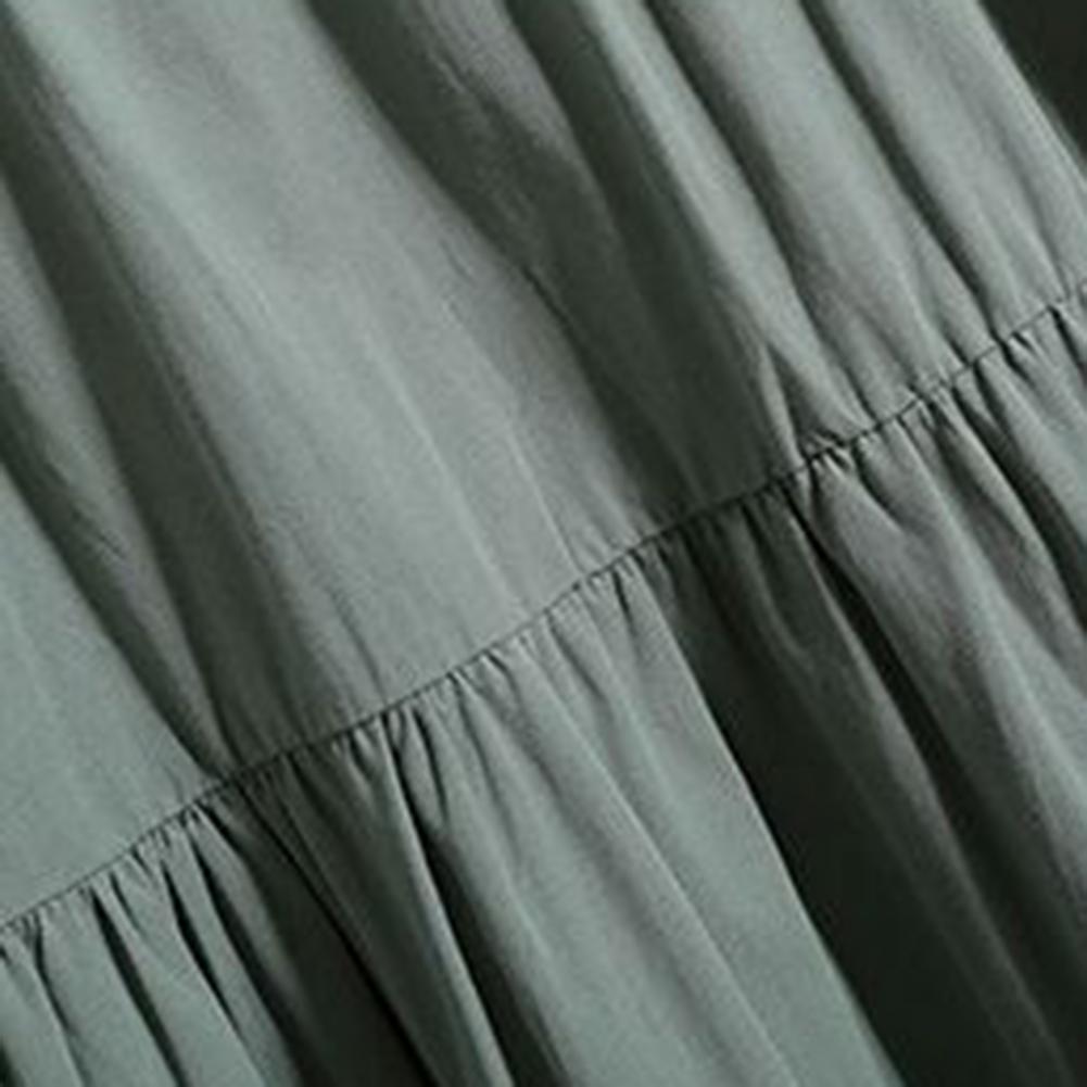 Women's Fake Two-Piece Color Block Summer Dress – Short Sleeve Waist Tight Strap Dress