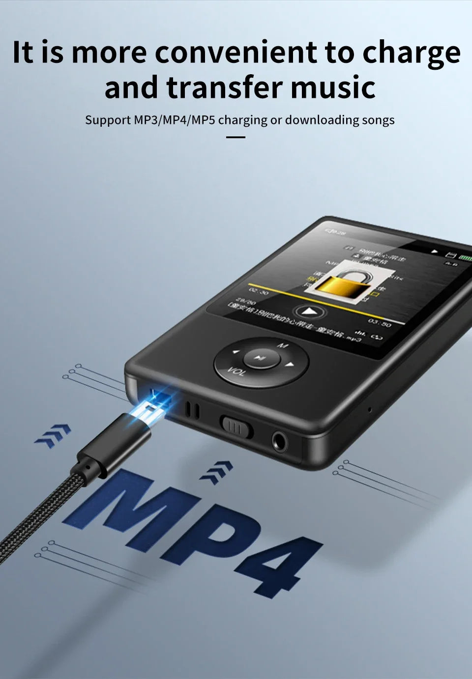 USB-C to Mini USB Adapter Cable – Type-C to Mini-B Charging & Data Cable for Camera MP3 MacBook