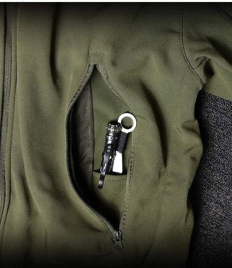 Men's Tactical Fleece Set – Waterproof Soft Shell Jacket & Pants